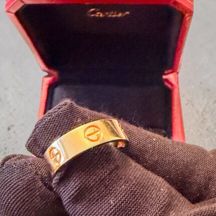 Anel Cartier Love em Ouro Rosa, 5.5mm e tamanho 54!