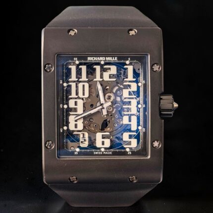 Richard Mille RM016 Extra Flat em Titânio DLC e Completo!