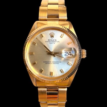 Rolex Date Full Gold, 34mm, Ano 1969 e Raridade!