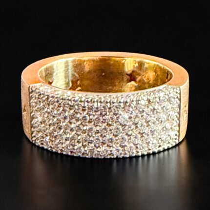 Anel H.Stern Modelo Giuliana em Ouro Amarelo, Médio e com Brilhantes!