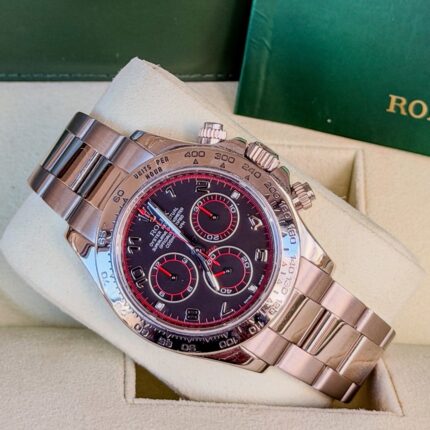 Rolex Daytona todo em ouro branco, Racing Dial e Full Set