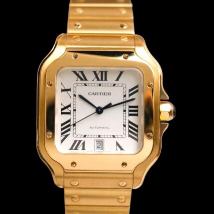 Cartier Santos de Cartier Ouro Amarelo, Large, 2026 e Full Set!