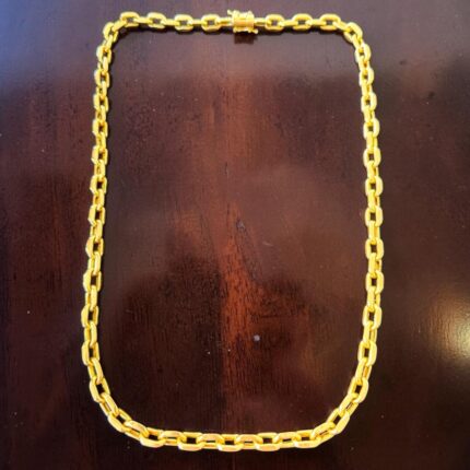 Cordão Corrente em Ouro 18K , Modelo Cartier com 37.9g e 66cm!
